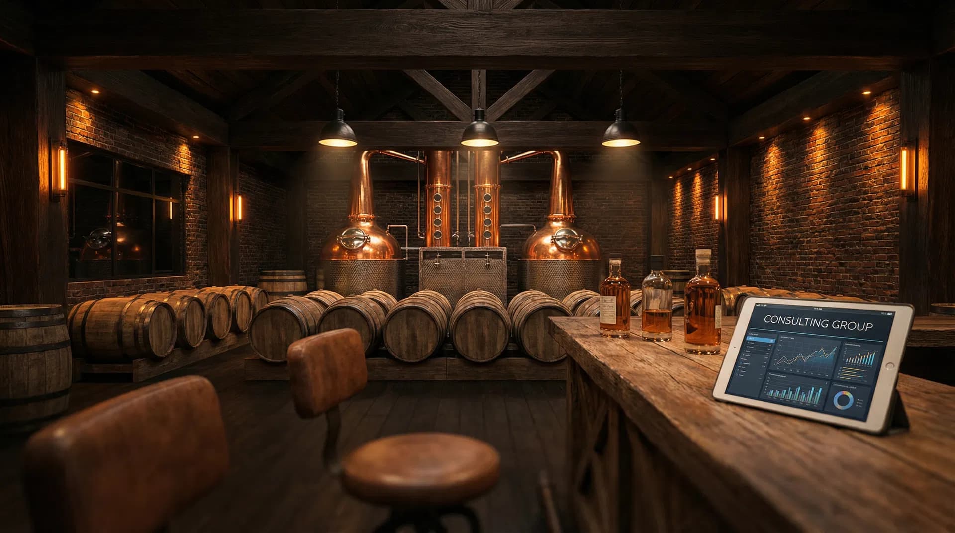 Craft distillery and beverage accounting — TTB reporting, batch-level production costing, tasting room P&L