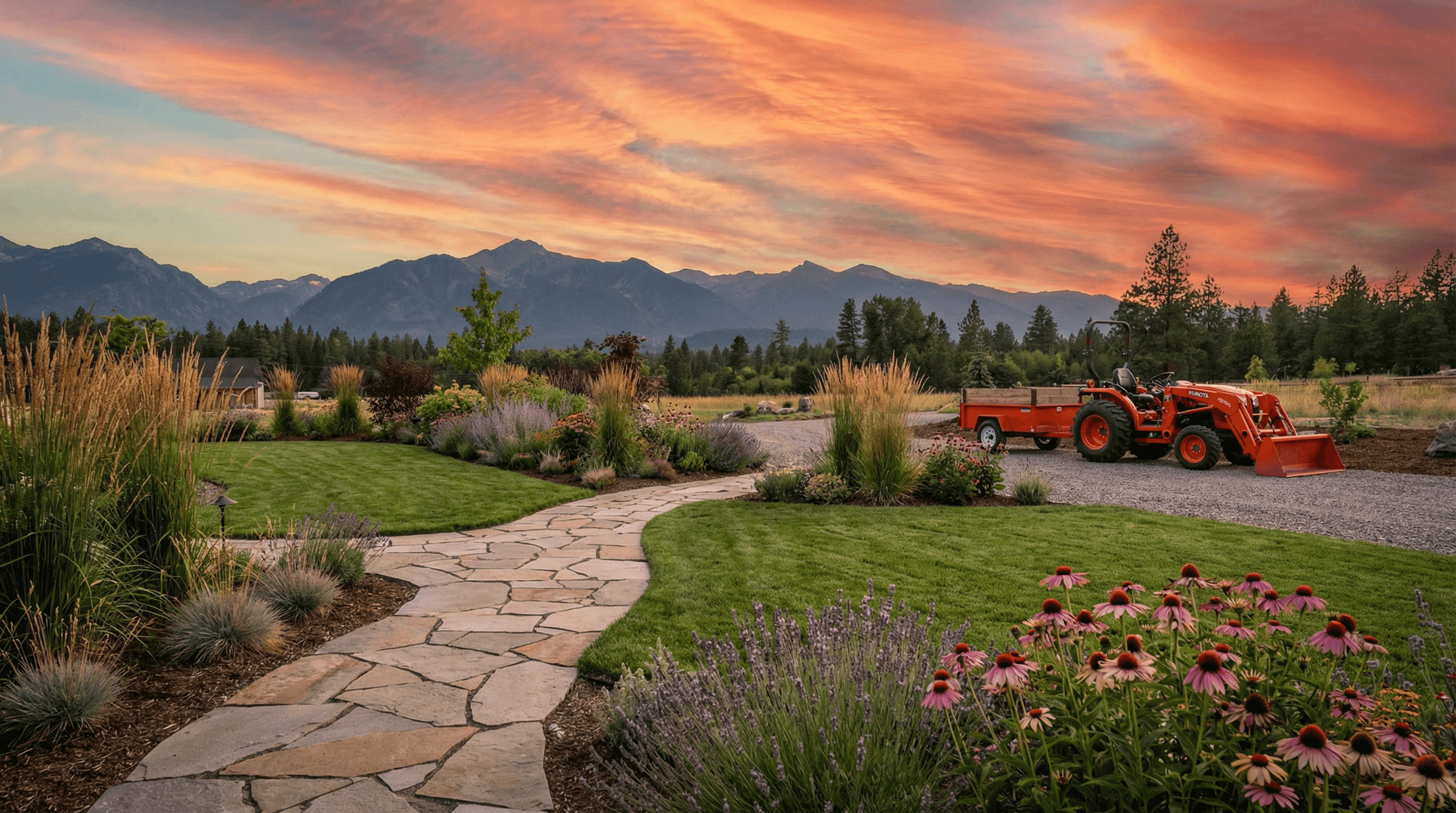 Landscape and lawn care accounting — job costing by crew, equipment depreciation, seasonal forecasting
